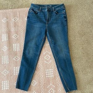 Old navy raw hem jeans
